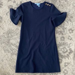 Draper James XS navy blue dress